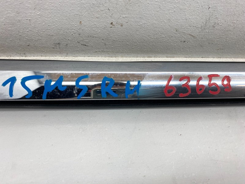⭕ 2012-2020 Tesla Model S MS Rear Right Door Exterior Mold Chrome Belt