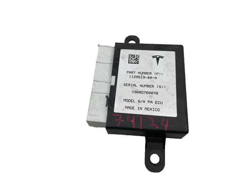 112951900A ⭕ 17-20 Tesla Model S Park Distance Assist Unit Control Module ECU 1129519-00-A
