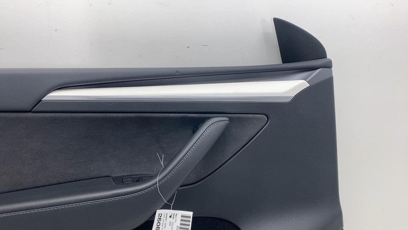 ⭕ 20-24 Tesla Model Y Front Driver Side Door Panel Trim Card Cover White Left LH
