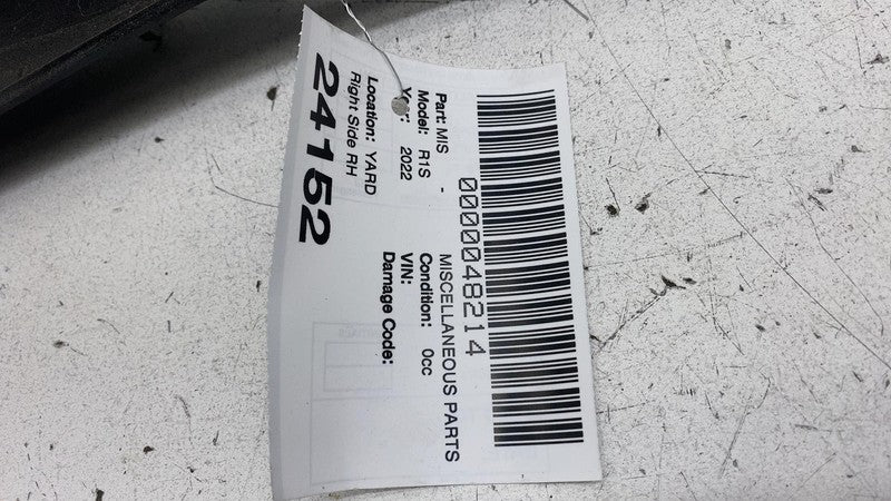 PT00044303-F 2022-2024 Rivian R1S Rear Passenger Side Quarter Gate Jamb Trim Cover Right OEM