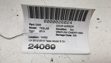 ⭕ 2012-2015 Tesla Model S Left Exterior Rear View Door Mirror (NO SKULL CAP) OEM