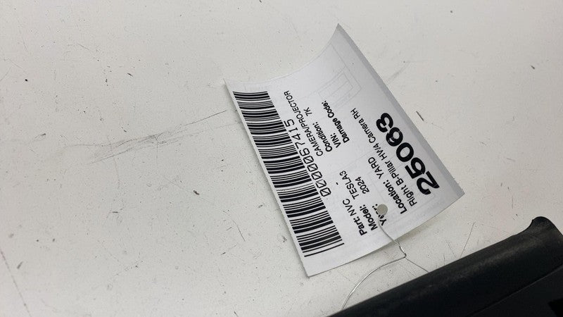 1734282-00 ⭕2024 2025 Tesla Model 3 Right B-Pillar Applique Glass Trim Molding 1734279-00-F