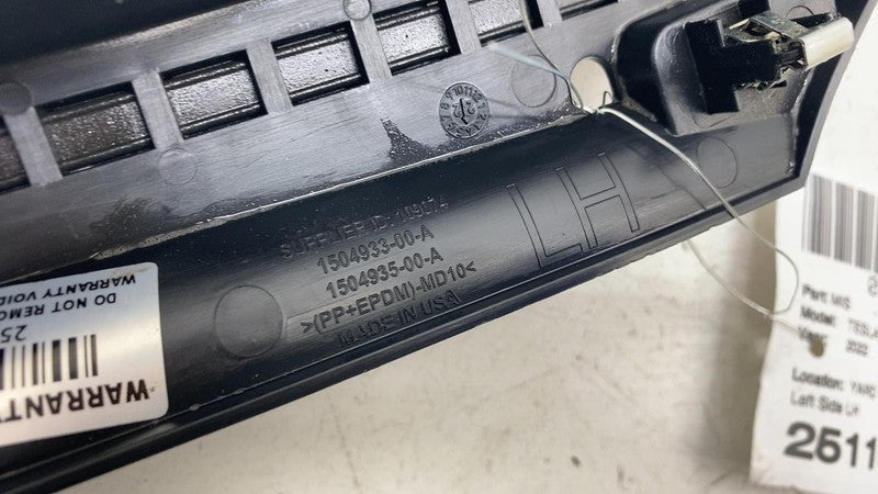 ⭕ 17-23 Model 3 Driver Side Under Hood Grille Vent Trim Cover Left 150