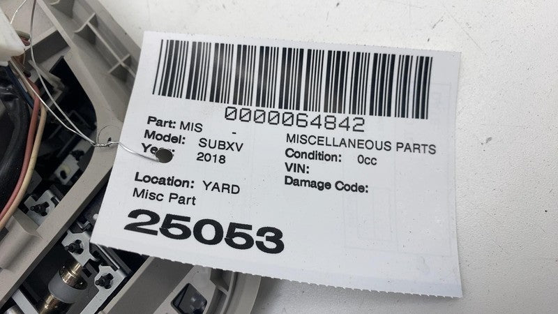 VC12109 ⭕ 2018-2020 Subaru XV Crosstrek Front Roof Overhead Console Unit w/ SOS VC12-109