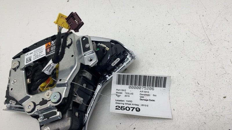 ⭕ 12-15 Model S MS Steering Wheel Airbag w/ Control Switch & Bezel 102