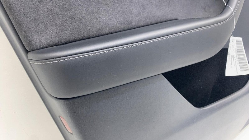 ⭕ 20-24 Tesla Model Y Front Driver Side Door Panel Trim Card Cover White Left LH