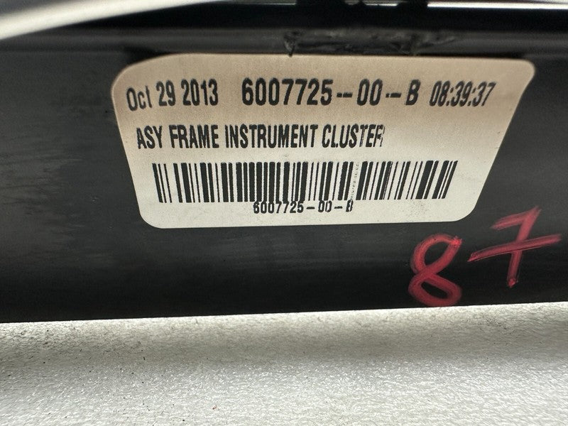 6007725 00 B ⭕ 2012-2015 Model S Speedometer Instrument Cluster Trim Bezel Frame 6007725-00-B