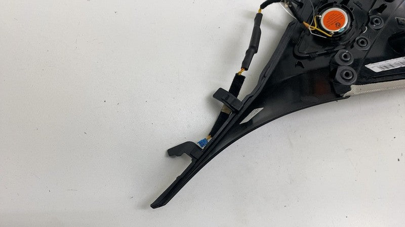 7306606-13 ⭕ 2018 BMW i3 I01 Front Right A-Pillar Upper Trim Cover Panel w/ Speaker Tweeter