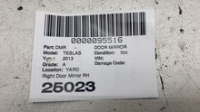 ⭕ 16-20 Model S Right Exterior Rear-View Door Mirror (NO SKULL CAP) 1041318-00-F