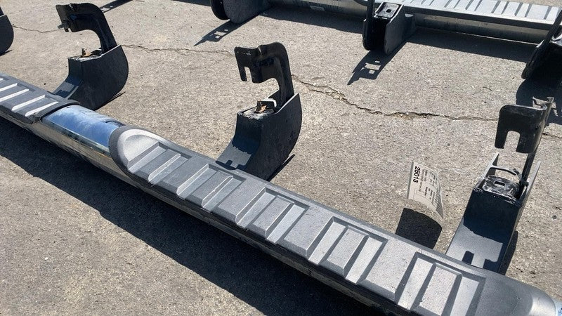 ⭕ 14-19 Silverado 1500 Crew PAIR Left & Right Running Board Nerf Bar Step Chrome