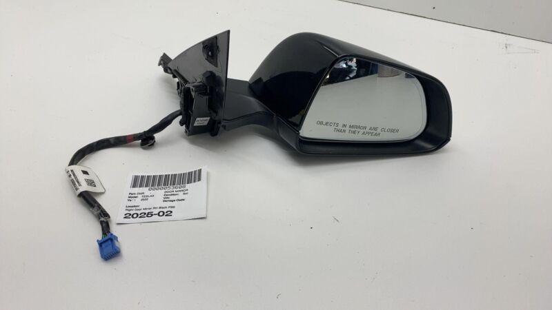 1592032-00-D ⭕ 21-25 Tesla Model 3 Front Right Exterior Rear View Door Mirror RH Black PBSB