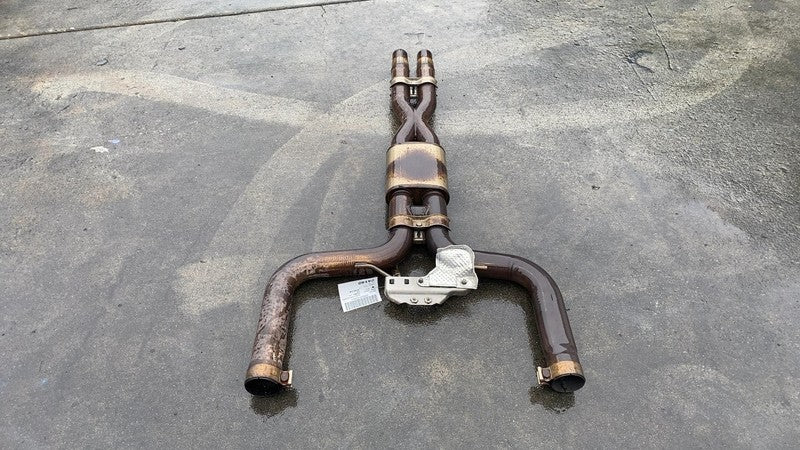 ⭕ 17-20 Maserati Levante Central Exhaust Muffler Silencer Resonator Pipe Tube