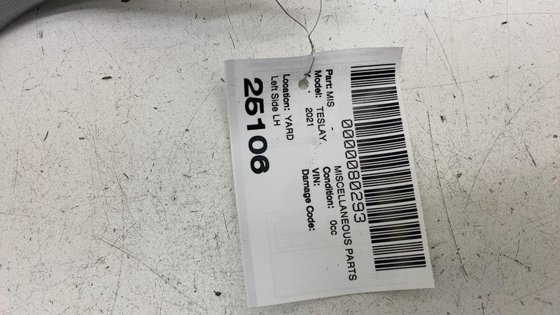 149460400E ⭕2020-2024 Tesla Model Y Front Left A-Pillar Upper Trim Cover Panel 1494604-00-E