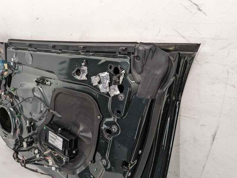 ⭕ 12-15 Tesla Model S Front Passenger Side Door Shell Panel Right Gree