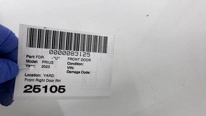 ⭕ 2023-2024 Toyota Prius Front Passenger Right Door Shell Cover  RH Silver - 1L0