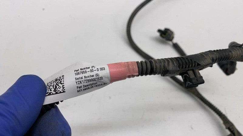 ⭕ 17-23 Tesla Model 3 M3 Rear Bumper Wiring Harness Cable Wire Loom 10