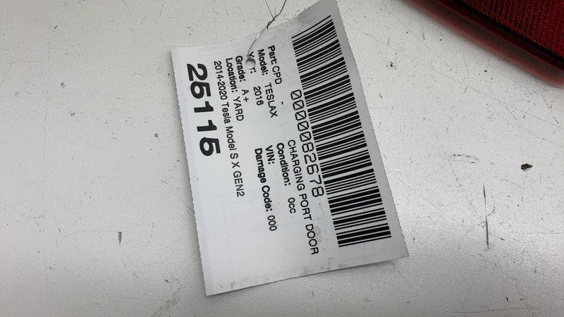 ⭕ 16-20 Tesla Model X Rear Taillight Lamp Charge Reflector Left LH 104