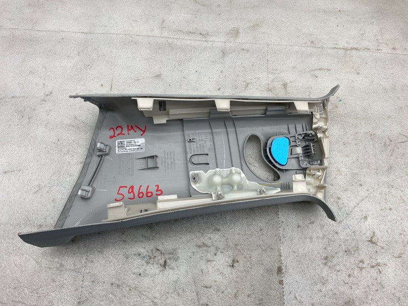 1494607 00 C ⭕ 2020-2024 Tesla Model Y Passenger Side B-Pillar Upper Trim Cover 1494607-00-C