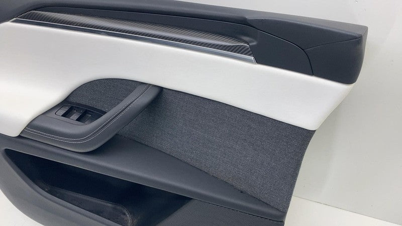 1609947-00-A ⭕ 21-24 Model X Front Left Door Panel Trim Card Cover w/ Molding LH 1609947-00-A