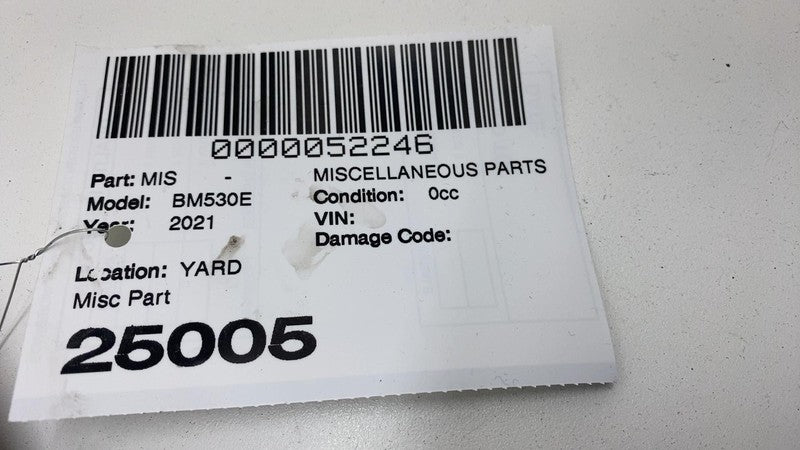 2020 2021 BMW 530e G30 Front Seat Lock Rest Back Release w/ Wire Cable