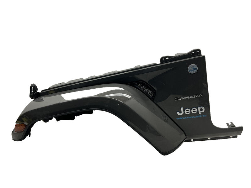 ⭕ 21-24 Jeep Wrangler 4XE Front Driver Fender Panel w/ Flare & Liner Gray Left