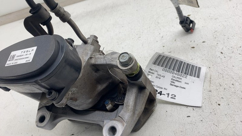 104462400H ⭕ 2017-2025 Tesla Model 3 Rear Right Caliper + Brake Hose Line BASE 1044624-00-H
