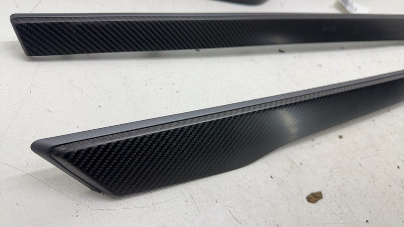 ⭕ 16-20 Tesla Model X SET of Front & Rear Left & Right Door Molding Tr