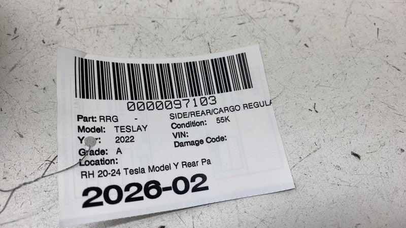 ⭕ 20-24 Model Y Rear Right Door Window Regulator & Motor w/ Carrier 14