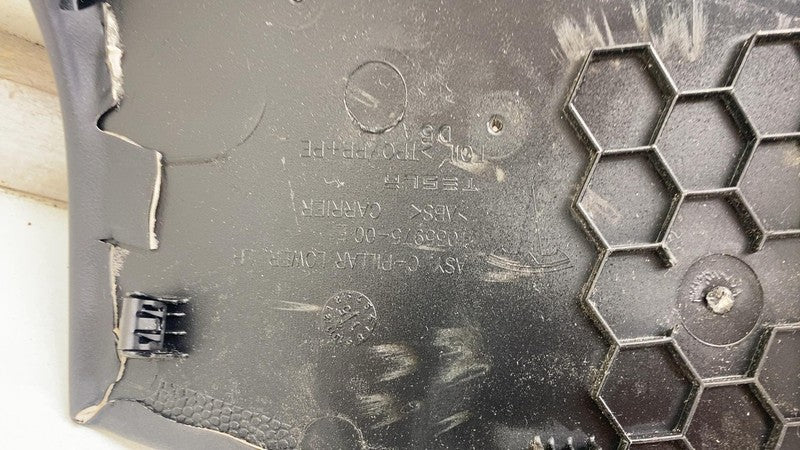 103597500F ⭕2016-2020 Tesla Model X Rear Driver Lower C-Pillar Trim Cover Left 1035975-00-F