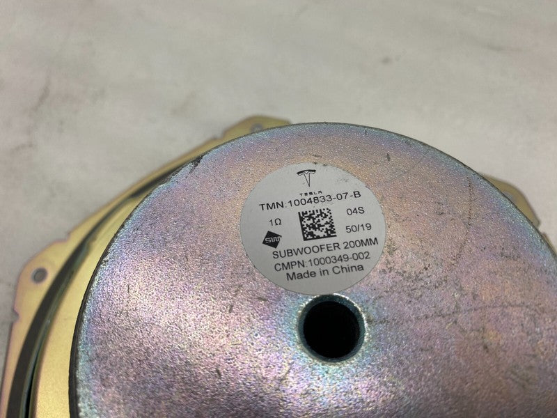 100483307B ⭕ 2012-2020 Model S Infotainment Audio Speaker Mid Subwoofer 200MM 1004833-07-B