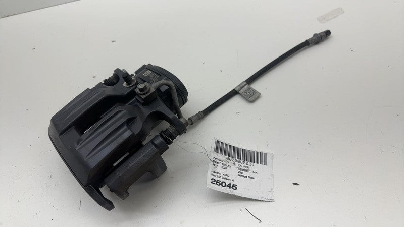⭕ 16-20 Model X S Rear Driver Side Caliper w/ Brake Hose Line Left 107