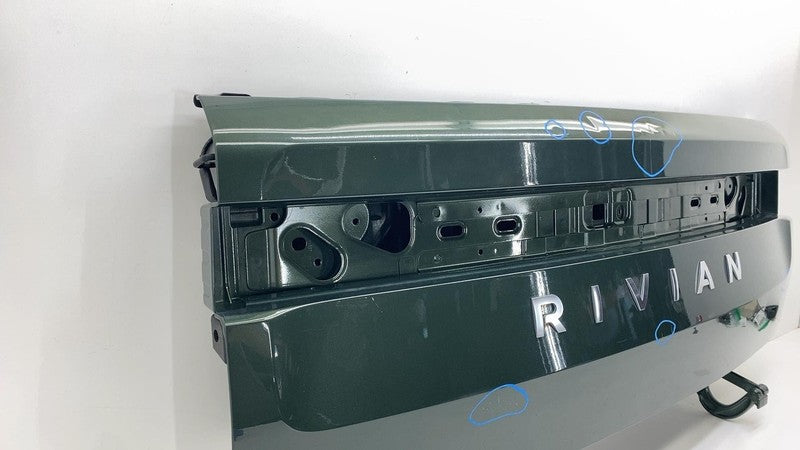 ⭕ 22-24 Rivian R1T Rear Truck Bed Door Tailgate Shell Assy Forest Gree