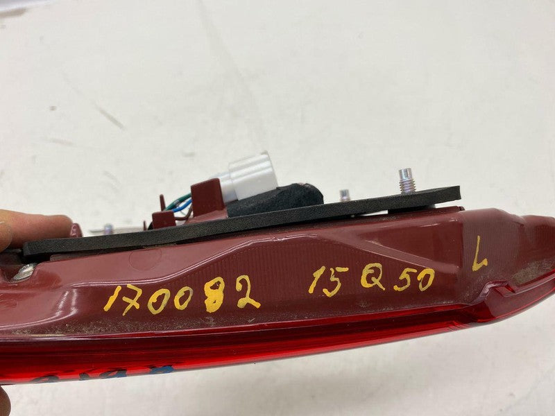 166 60816L ⭕2014 2015 Infiniti Q50 Driver Side Inner Taillight LED On Trunk Left 166-60816L