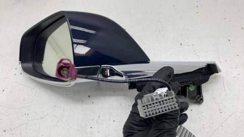 1041317-00-A 2012-2016 Tesla Model S Driver Exterior Rear View Door Mirror Left LH Blue PMMB