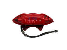 ⭕ 2016-2020 Tesla Model X Front Driver Side Caliper Red w/ Brake Hose Line Left