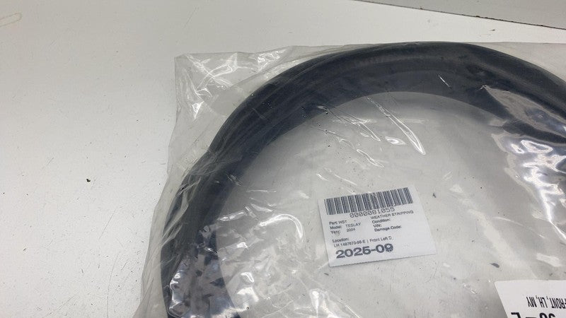 ⭕ 20-25 Tesla Model Y Front Left Door Body Weatherstrip Rubber Seal 14