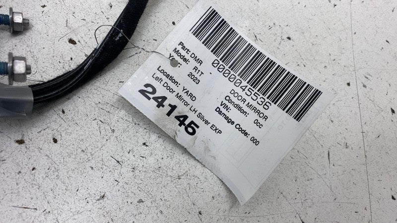 ⭕ 2022-2024 Rivian R1T R1S Front Left Rear View Power Door Mirror Silver EXP004