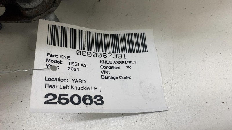 ⭕ 24-25 Model 3 M3 Rear Left Spindle Knuckle Hub & Dust Shield RWD 134