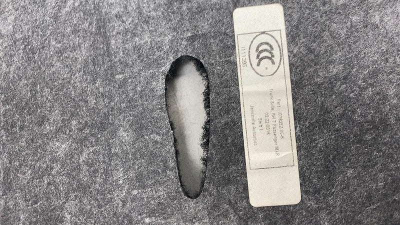 ⭕ 16-20 Model X Rear Right Trunk Luggage Compartment Trim Carpet RH 10