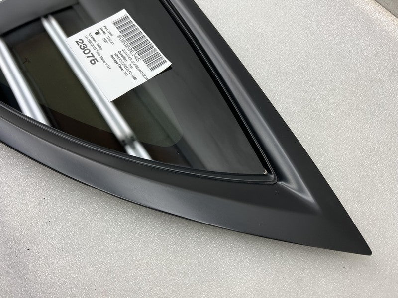 1495740 00 E 2020-2023 Tesla Model Y Rear Driver Side Quarter QTR Window Glass Left LH Assy