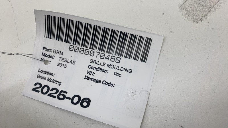 ⭕ 2012-2015 Model S Front Bumper Grille Chrome Surround Bright Trim 10