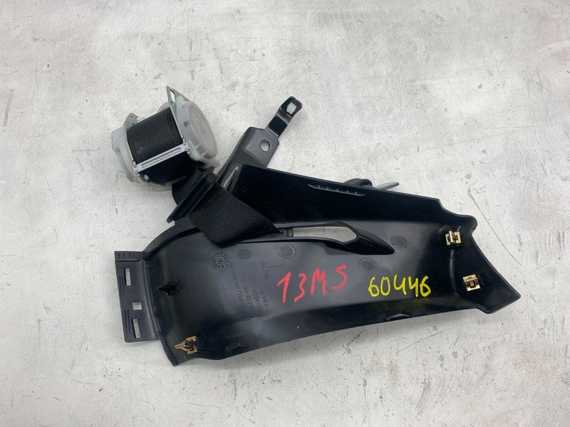 ⭕ 12-20 Model S Passenger C-Pillar Mid Trim Cover & Seat Belt Right 10