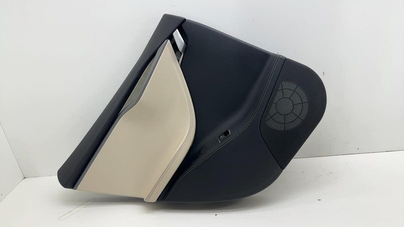 ⭕ 12-20 Tesla Model S Rear Driver Side Interior Door Panel Trim Card C