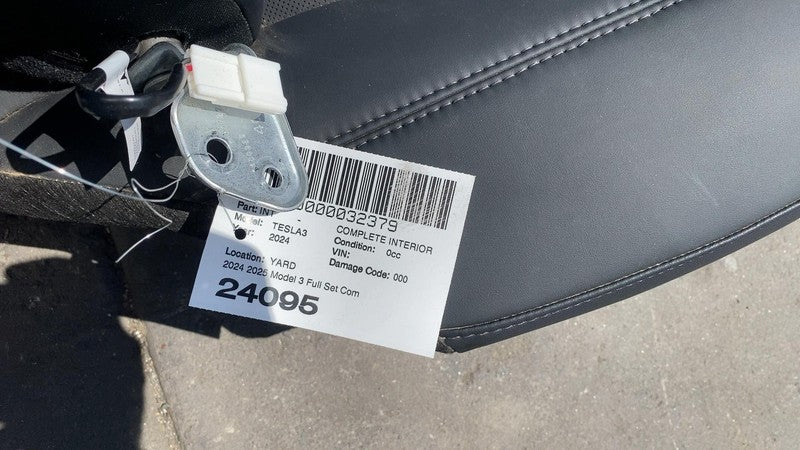 ⭕ 2024 2025 Tesla Model 3 Complete Front & Rear Interior Seat Cushion 