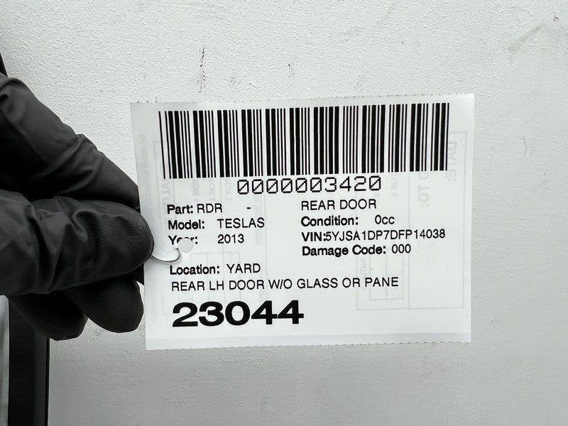 ⭕ 2012-2015 Tesla Model S MS Rear Driver Side Door Shell Panel Left Wh