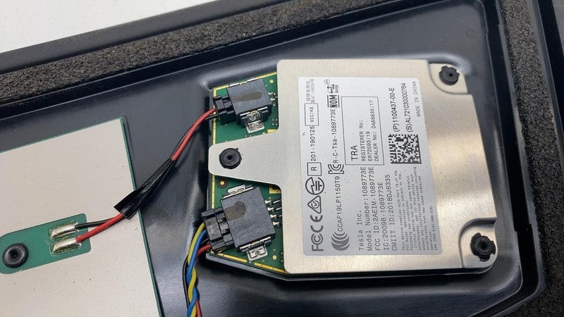 ⭕ 2017-2023 Tesla Model 3 Left B-Pillar Applique Glass Trim Molding 11