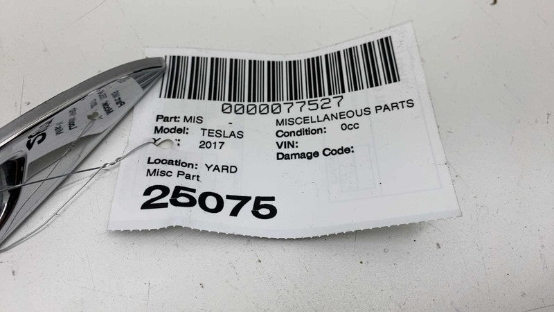 ⭕ 12-20 Tesla Model S Rear Liftgate Trunk Lid Chrome Trim Molding 1025