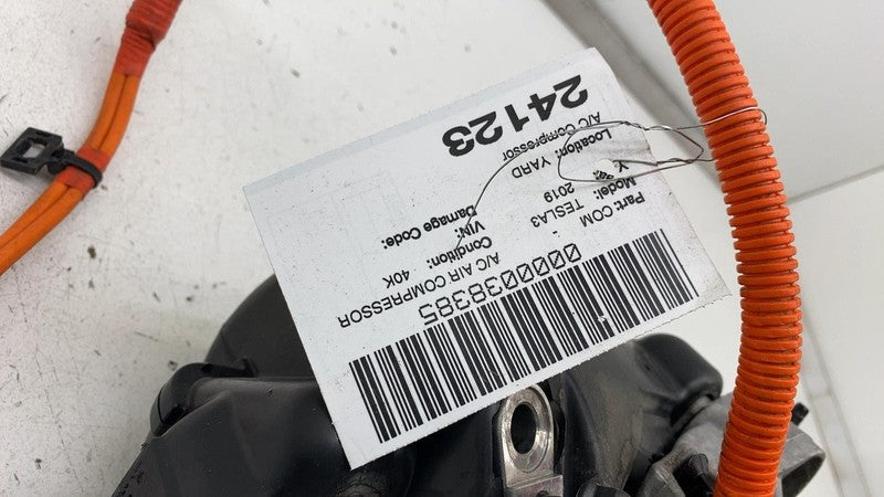 111071100B ⭕17-20 Model 3 A/C Air Conditioner Compressor Pump w/ Mount Bracket 1110711-00-B