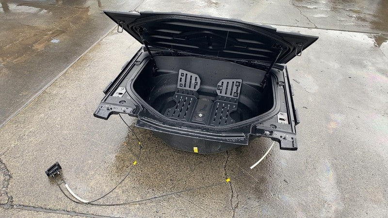 ⭕ 22-24 Rivian R1T Rear Trunk Cargo Floor Spare Wheel Tire Storage Com