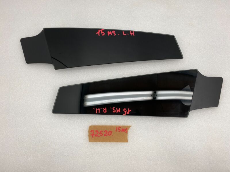 14942 ⭕ 12-15 Model S MS Left & Right B-Pillar Molding Applique Glass Trim 14942/14941